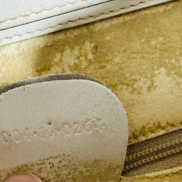 Vintage Gucci Interlocking GG Clutch purse shoulder bag ivory gold authentic - Picture 8 of 16